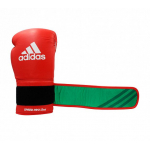 Перчатки боксерские Adidas SPEED PRO, цвет красно-бело-зелёный